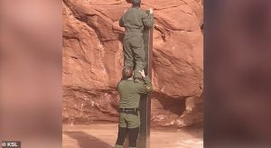 The monolith in Utah