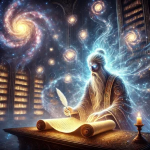 Alvatron reviewing my soul contract with me after teaching me the Soul Reclamation Process