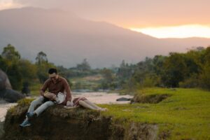 couple relaxing