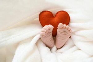love and baby's feet