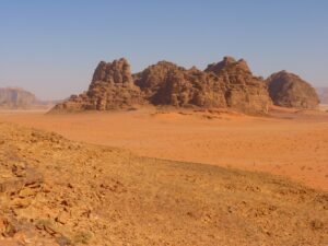 mountains in the desert